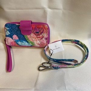 New Vera Bradley Lanyard and RFID wallet in Superbloom